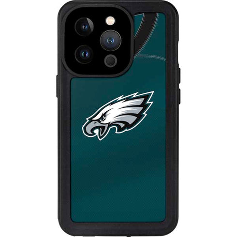 NFL Philadelphia Eagles Team Jersey iPhone 15 Pro Waterproof Case