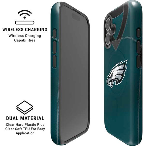 NFL Philadelphia Eagles Team Jersey iPhone 16 Magsafe Impact Case