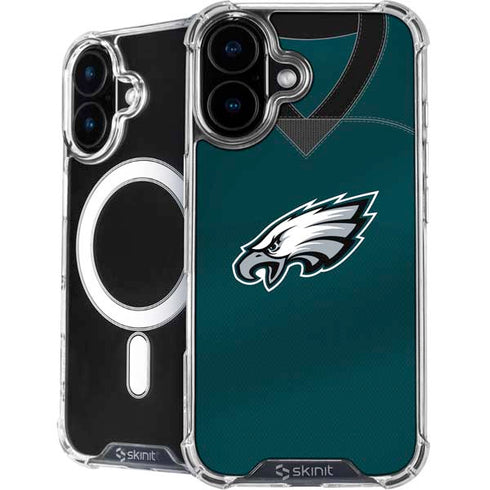 NFL Philadelphia Eagles Team Jersey iPhone 16 Plus MagSafe Case