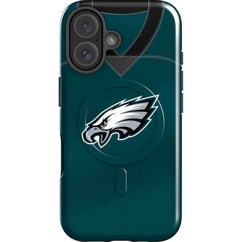 NFL Philadelphia Eagles Team Jersey iPhone 16 Plus Magsafe Impact Case