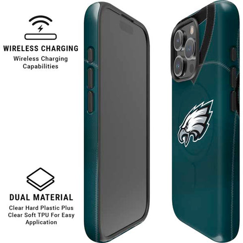 NFL Philadelphia Eagles Team Jersey iPhone 16 Pro Magsafe Impact Case
