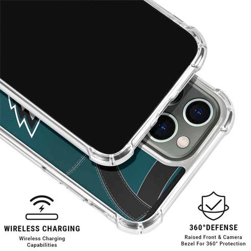 NFL Philadelphia Eagles Team Jersey iPhone 16 Pro Max Clear Case