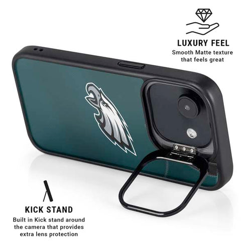 NFL Philadelphia Eagles Team Jersey iPhone 16e Kickstand Case