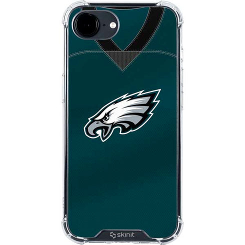 NFL Philadelphia Eagles Team Jersey iPhone 16e Clear Case