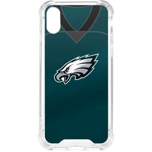 NFL Philadelphia Eagles Team Jersey iPhone XS Clear Case