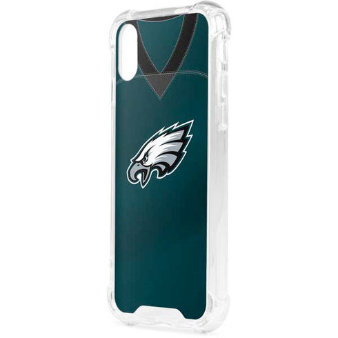 NFL Philadelphia Eagles Team Jersey iPhone XS Clear Case