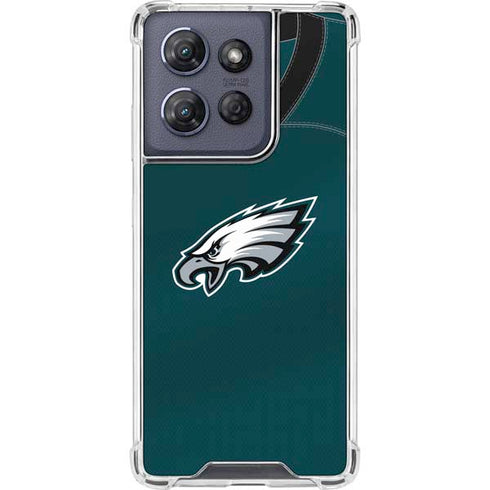 NFL Philadelphia Eagles Team Jersey Moto G 5G (2025) Clear Case