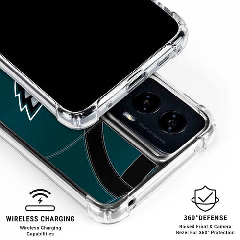 NFL Philadelphia Eagles Team Jersey Moto G Power 5G (2024) Clear Case