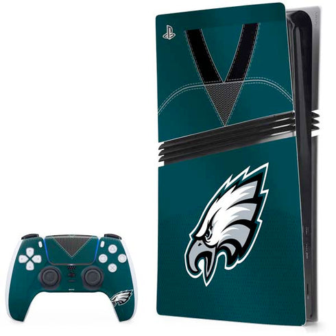 NFL Philadelphia Eagles Team Jersey PS5 Pro Bundle Skin