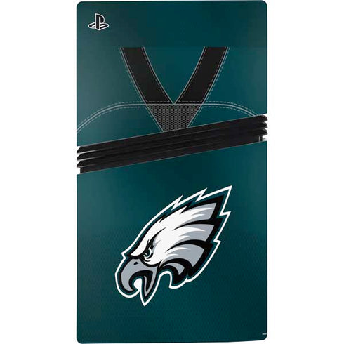 NFL Philadelphia Eagles Team Jersey PS5 Pro Console Skin
