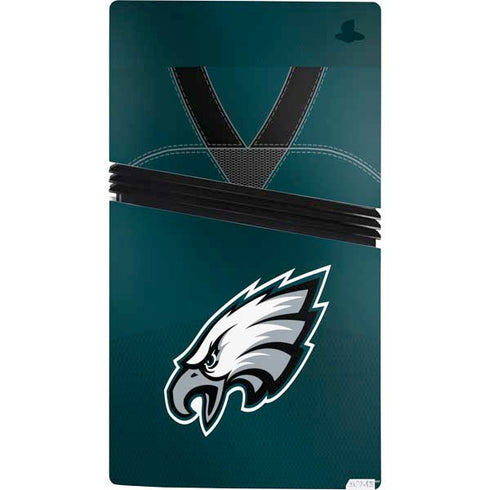 NFL Philadelphia Eagles Team Jersey PS5 Pro Console Skin