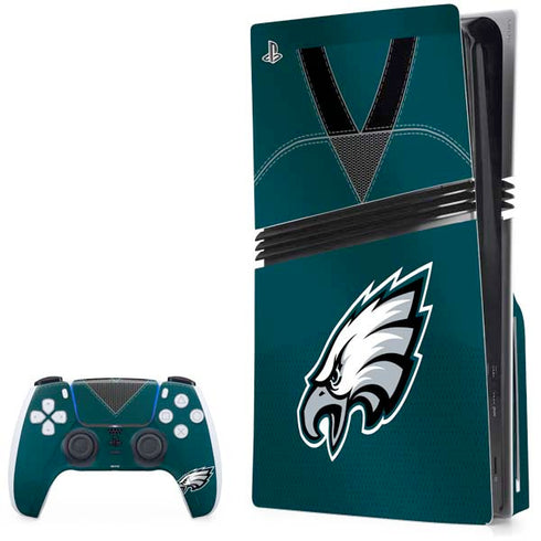 NFL Philadelphia Eagles Team Jersey PS5 Pro Disk Bundle Skin
