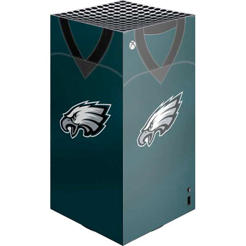 NFL Philadelphia Eagles Team Jersey XBox Series X Digital Edition Console Skin