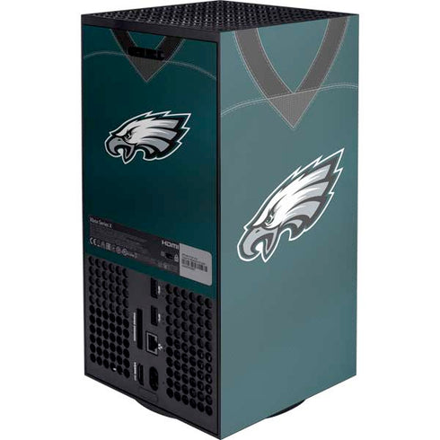 NFL Philadelphia Eagles Team Jersey XBox Series X Digital Edition Console Skin