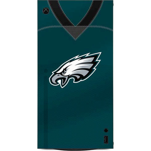 NFL Philadelphia Eagles Team Jersey XBox Series X Digital Edition Console Skin