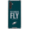 NFL Philadelphia Eagles Team Motto Galaxy A17 Clear Case