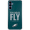 NFL Philadelphia Eagles Team Motto Galaxy A35 5G Clear Case