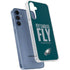 NFL Philadelphia Eagles Team Motto Galaxy A55 5G Clear Case