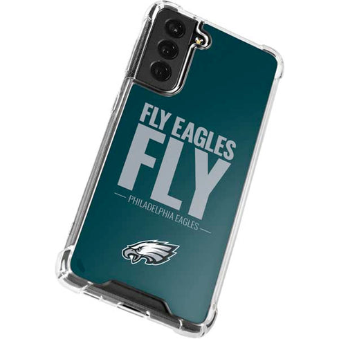 NFL Philadelphia Eagles Team Motto Galaxy S22 Clear Case