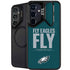 NFL Philadelphia Eagles Team Motto Galaxy S24 FE Kickstand Case