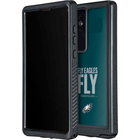 NFL Philadelphia Eagles Team Motto Galaxy S24 Ultra Waterproof Case