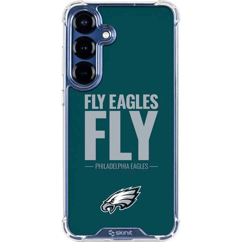 NFL Philadelphia Eagles Team Motto Galaxy S25 Plus Clear Case