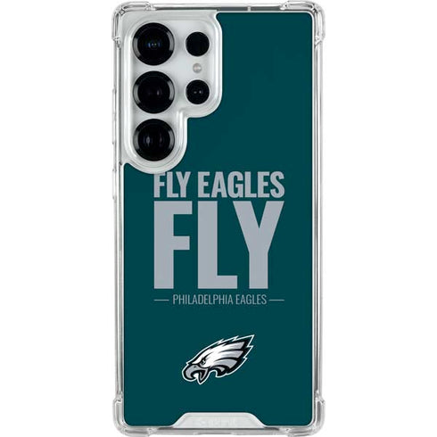 NFL Philadelphia Eagles Team Motto Galaxy S25 Ultra Clear Case