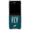NFL Philadelphia Eagles Team Motto Galaxy Z Flip6 Clear Case