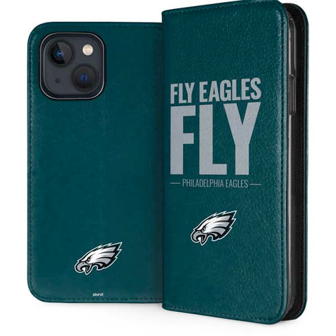 NFL Philadelphia Eagles Team Motto iPhone 15 Plus Folio Case