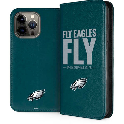 NFL Philadelphia Eagles Team Motto iPhone 15 Pro Max Folio Case