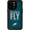 NFL Philadelphia Eagles Team Motto iPhone 15 Pro Waterproof Case
