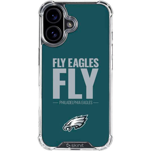 NFL Philadelphia Eagles Team Motto iPhone 16 Clear Case