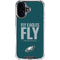 NFL Philadelphia Eagles Team Motto iPhone 16 Clear Case