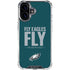 NFL Philadelphia Eagles Team Motto iPhone 16 Clear Case