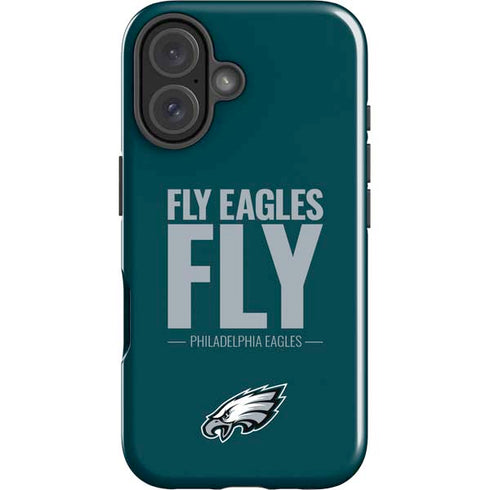 NFL Philadelphia Eagles Team Motto iPhone 16 Plus Impact Case