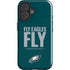 NFL Philadelphia Eagles Team Motto iPhone 16 Plus Impact Case