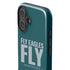 NFL Philadelphia Eagles Team Motto iPhone 16 Plus Impact Case