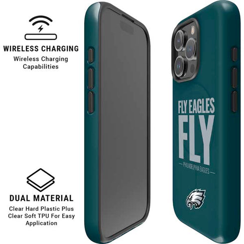 NFL Philadelphia Eagles Team Motto iPhone 16 Pro Magsafe Impact Case