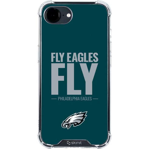 NFL Philadelphia Eagles Team Motto iPhone 16e Clear Case