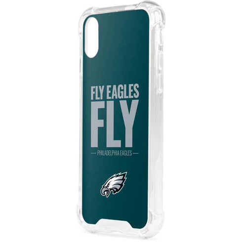 NFL Philadelphia Eagles Team Motto iPhone XS Clear Case