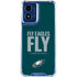 NFL Philadelphia Eagles Team Motto Moto G 5G (2024) Clear Case