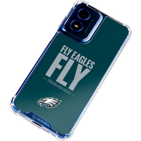 NFL Philadelphia Eagles Team Motto Moto G 5G (2024) Clear Case