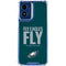 NFL Philadelphia Eagles Team Motto Moto G Play 4G (2024) Clear Case