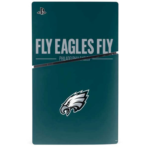 NFL Philadelphia Eagles Team Motto PS5 Slim Digital Edition Console Skin