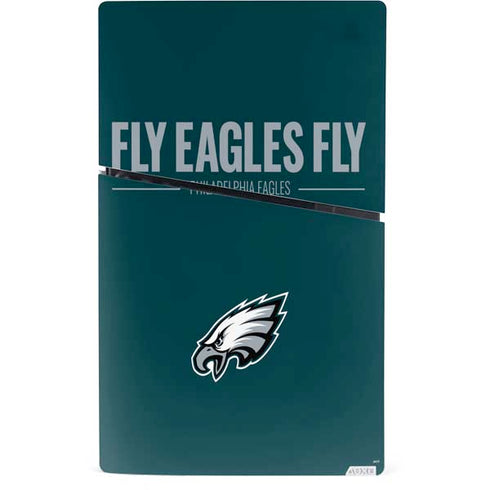 NFL Philadelphia Eagles Team Motto PS5 Slim Digital Edition Console Skin