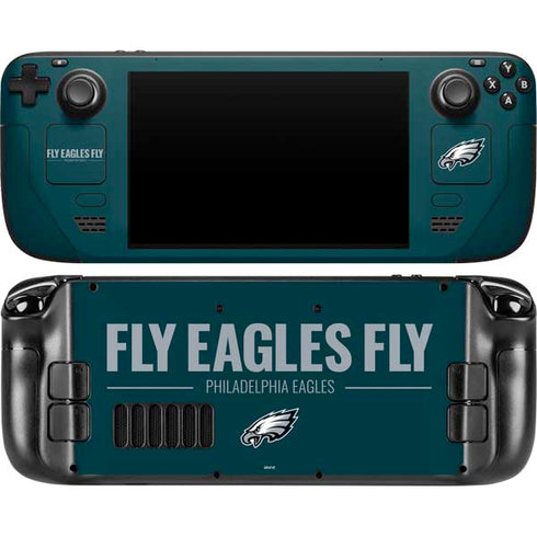NFL Philadelphia Eagles Team Motto Steam Deck Handheld Gaming Computer OLED Skin