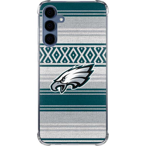 NFL Philadelphia Eagles Trailblazer Galaxy A35 5G Clear Case