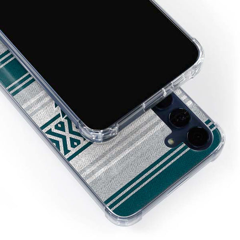 NFL Philadelphia Eagles Trailblazer Galaxy A35 5G Clear Case