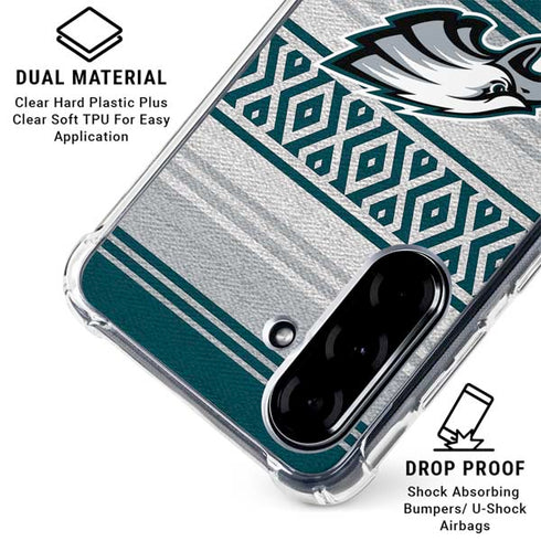 NFL Philadelphia Eagles Trailblazer Galaxy A36 5G Clear Case