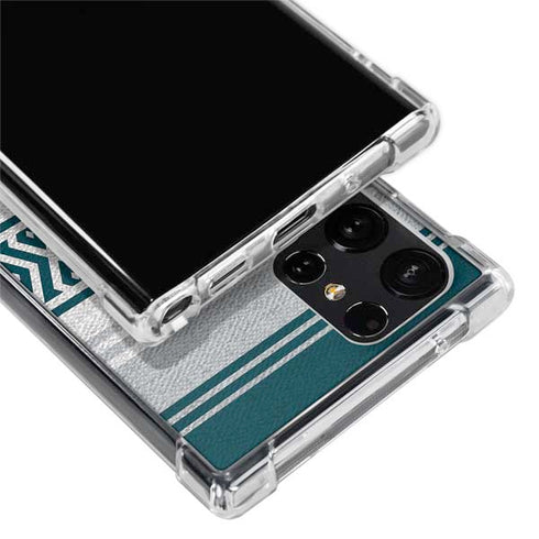 NFL Philadelphia Eagles Trailblazer Galaxy S22 Ultra Clear Case